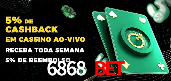 Promoções do cassino ao Vivo 6868 Bet